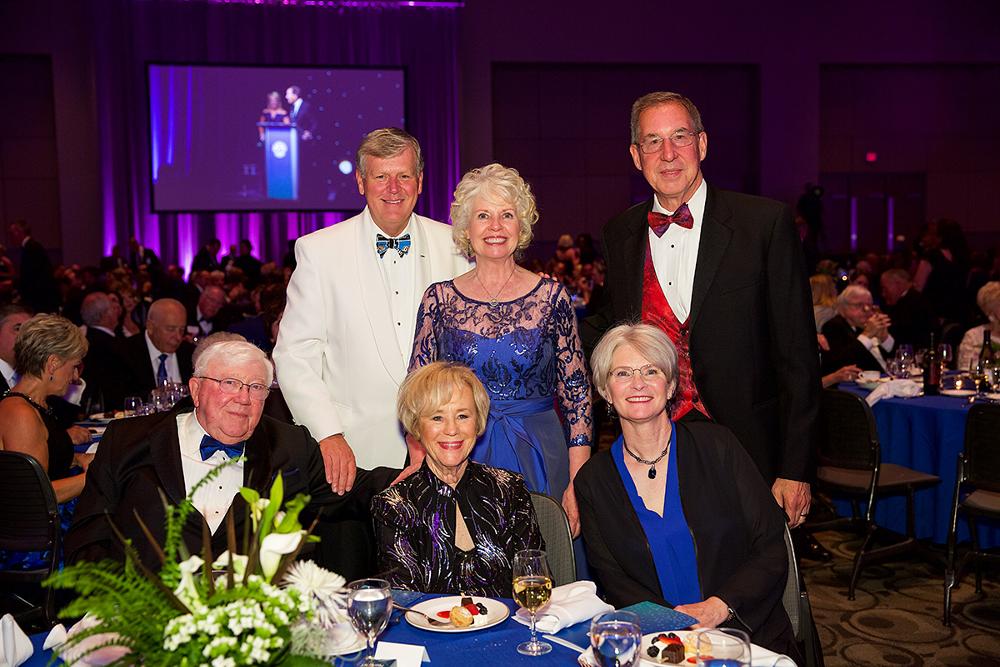 President Emeritus Don and Nancy Lubbers, President Emeritus Mark and Elizabeth Murray, and President Tom and Marcia Haas at Enrichment 2018